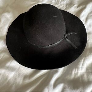 Black Brimmed Hat